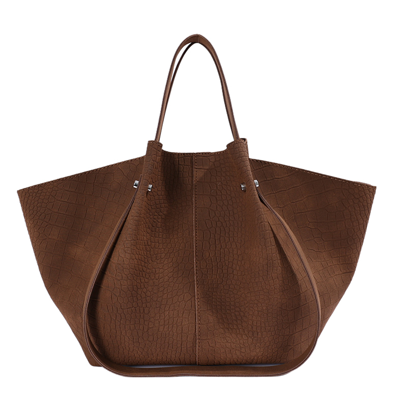 Luxury Bags Tote - Bolso de mano de cuero con