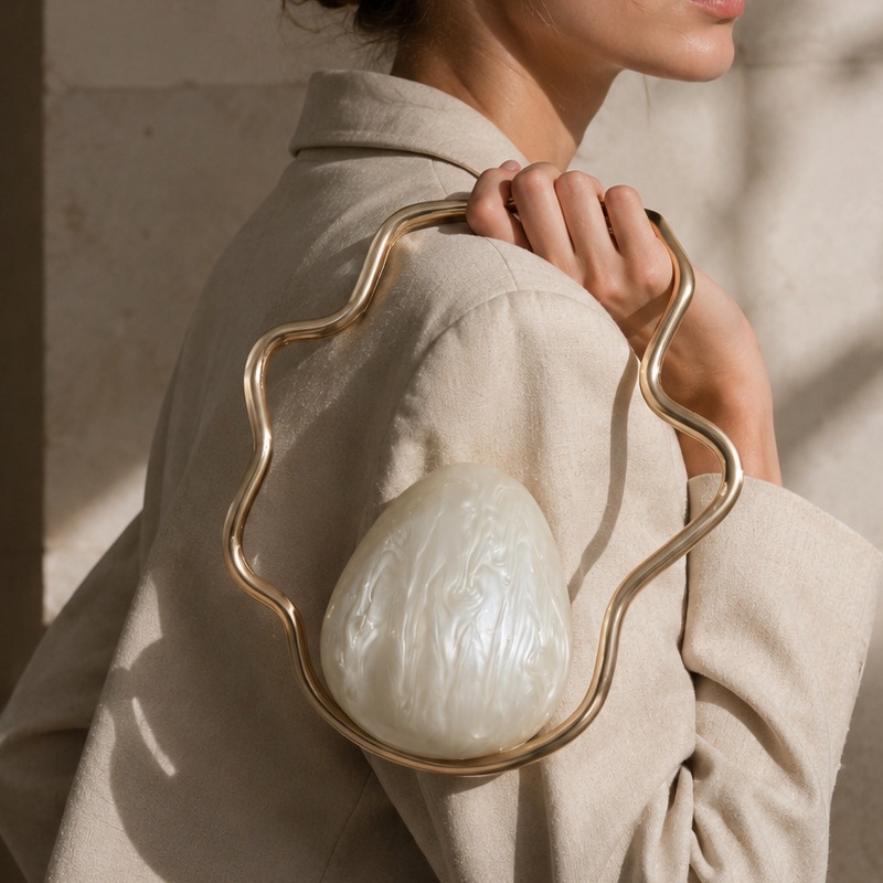 Bolso de mano mini de acrílico - Luxury Bags Cute reseña y precio