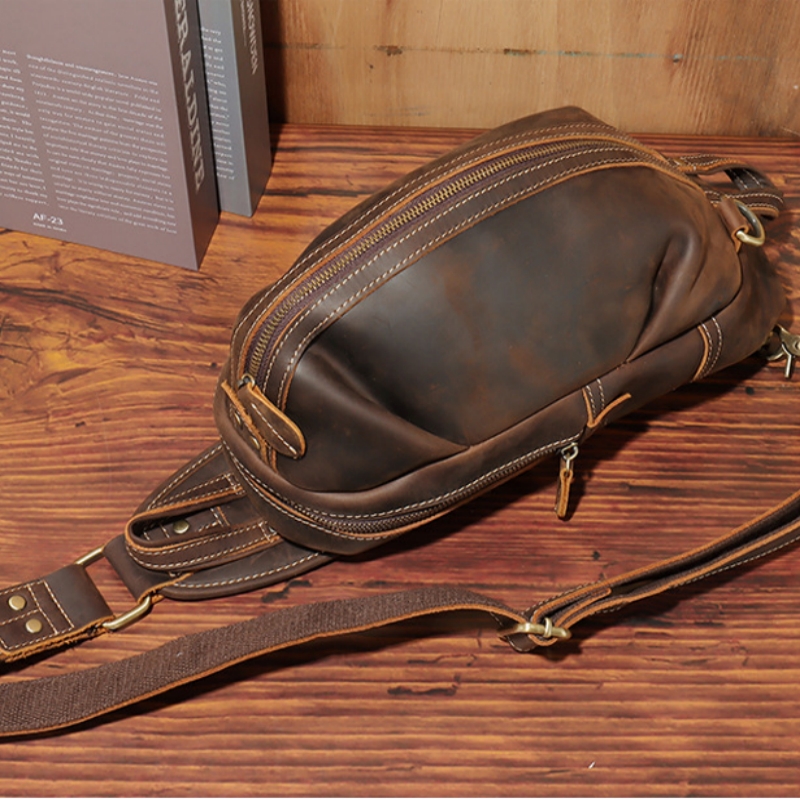Bolso de pecho multifunción de - Luxury Bags Leather reseña y precio